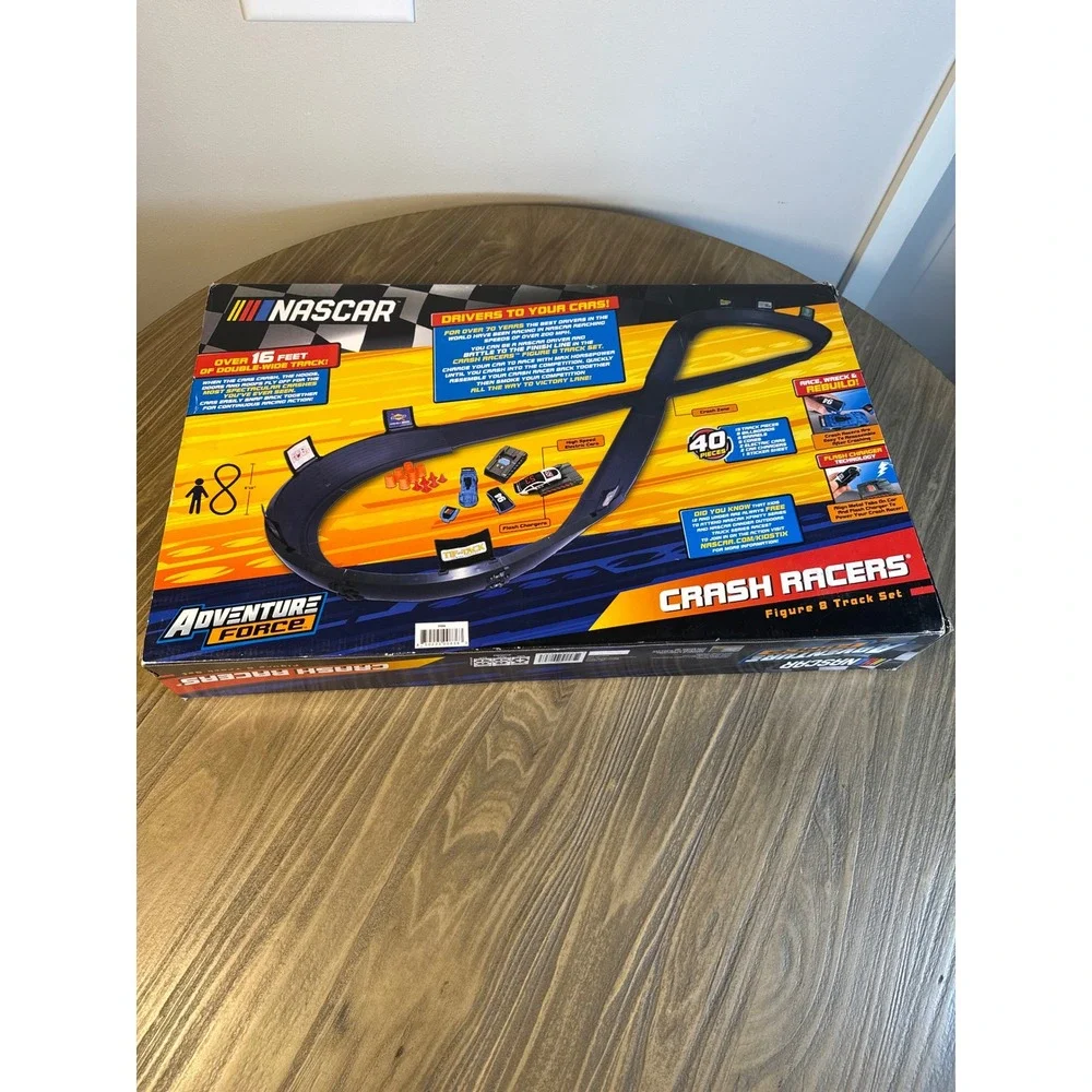 Adventure Force NASCAR Crash Racers Track Set Multicolor 40pc Open Box - Picture 2 of 10